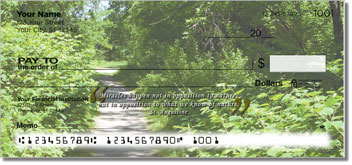 Nature Quotation Personalized Checks
