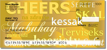 Foreign Language Personalized Checks