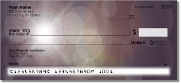 Lens Flare Personalized Checks