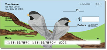 Black-Capped Chickadee Theme Checks
