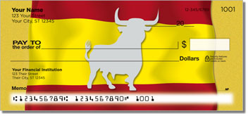 Spanish Bullfight Personalized Checks