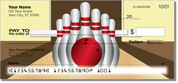 Bowling Alley Personalized Checks