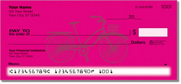 Classic Bicycle Personalized Checks
