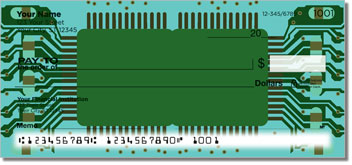 Computer Repair Personalized Checks