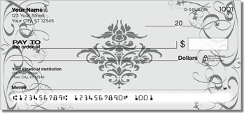 Damask Pattern Theme Checks