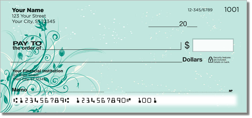 Flower-Filled Corner Checks