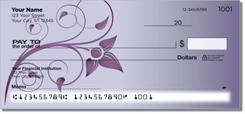 Swirling Vine Design Checks