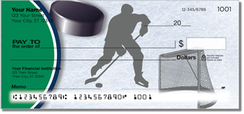 Green & Blue Hockey Theme Checks