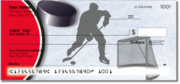 Red & Black Hockey Theme Checks