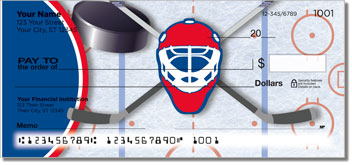 Red & Blue Hockey Design Checks