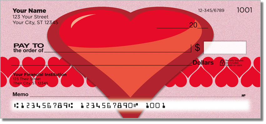 Heart Perspective Personal Checks