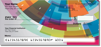 Color Wheel Personalized Checks
