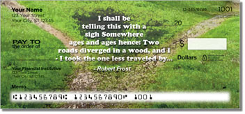 Scenic Poetry Personalized Checks