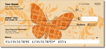 Butterfly Print Theme Checks