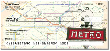 Dreaming of Paris Personalized Checks