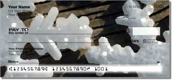 Christmas Snowflake Personalized Checks