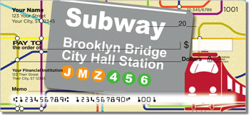 New York Subway Theme Checks
