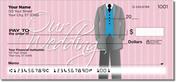 Wedding Day Personalized Checks