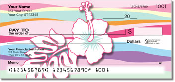 Hawaiian Hibiscus Personalized Checks