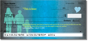 God's Love Personalized Checks
