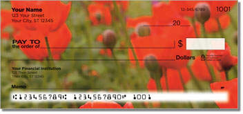 Poppy Personalized Checks