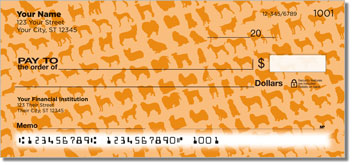 Dog Wallpaper Personalized Checks