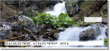 Artistic Waterfall Theme Checks