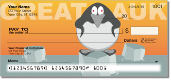 Cute Extinct Animal Theme Checks