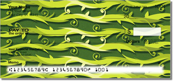 Green Vine Design Checks