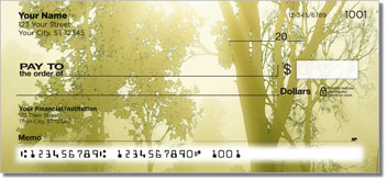 Foggy Day Personalized Checks