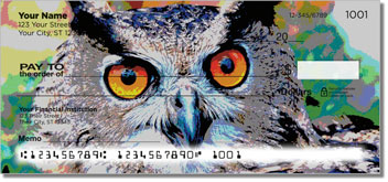 Eyes of an Owl Personalized Checks