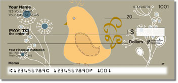 Whimsical Bird Theme Checks