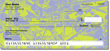 Eucalyptus Print Design Checks