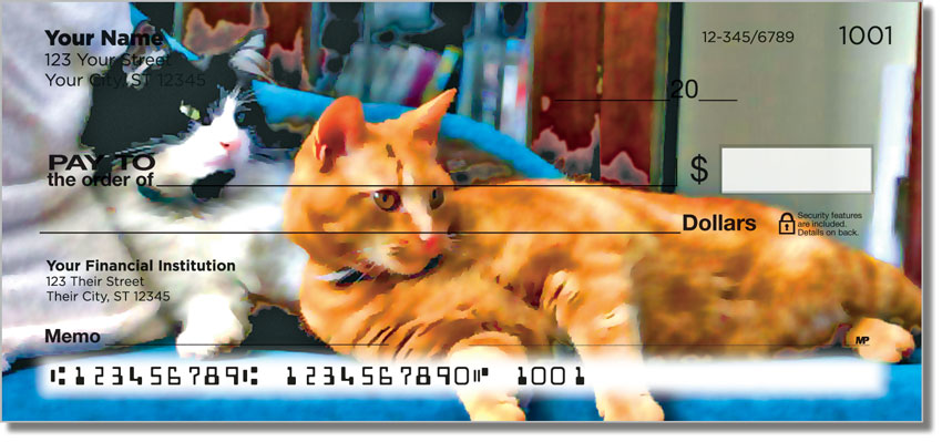 Cat Nap Personal Checks
