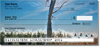 Tree Light Personalized Checks