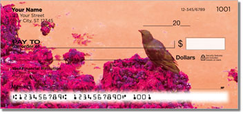 Sitting Crow Personalized Checks