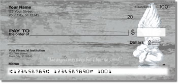Stone Angel Personalized Checks