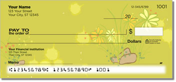 Chive Flower Design Checks