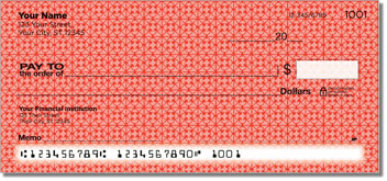 Box Scroll Personalized Checks