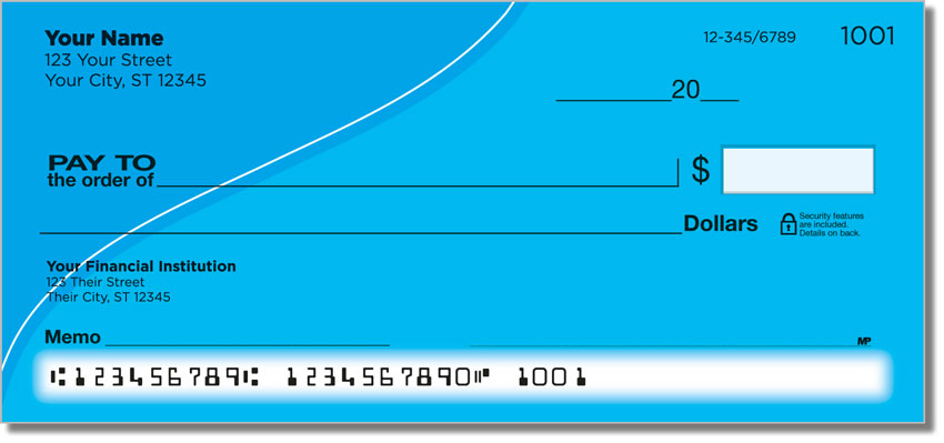 Corner Curve Personal Checks