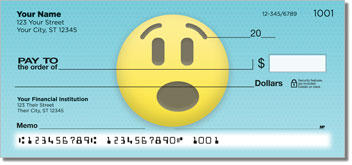 Emoticon Personalized Checks