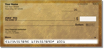 Burlap Personalized Checks