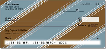 Candy Stripe Personalized Checks
