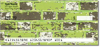 Colored Brick Personalized Checks