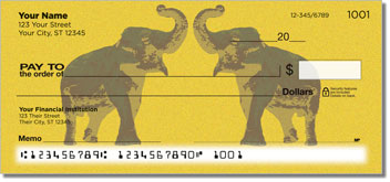 Wild Elephant Theme Checks