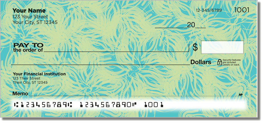 Petal Print Checks