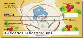 Christmas Cross Stitch Theme Checks