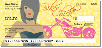 Biker Chick Theme Checks
