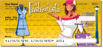 Fabulous Fashionista Personalized Checks