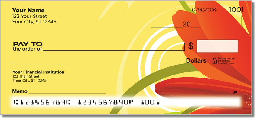 Petal Power Personal Checks